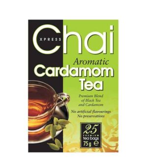 Chai Xpress Cardamom Tea Aromatic 25 tea bags